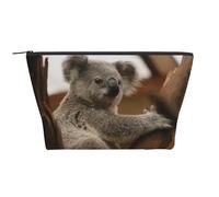 Koala carino sull'albero, Borsa da toilette Borsa per trucco Borsa per cosmetici Borsa da toilette da viaggio portatile