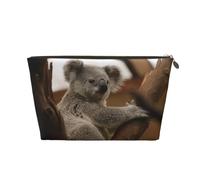 Koala carino sull'albero, Borsa per il trucco Borsa per cosmetici Borsa da toilette da viaggio portatile Borsa da toilette