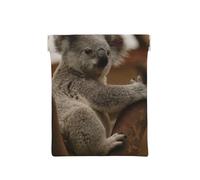 Koala carino sull'albero, Spremere il portafoglio superiore da donna Borsa portaoggetti Piccola portamonete Portamonete