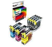 Koala Cartuccia d'inchiostro Compatibili per Brother LC985 LC980 LC1100 per DCP-145C DCP-195C DCP-165C MFC-250C MFC-490CW MFC-5490CN MFC-5890CN MFC-6490CW (4 Nero, 2 Ciano, 2 Magenta, 2 Giallo)