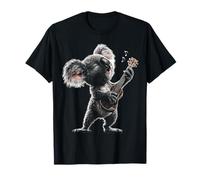 Koala Chitarra Canto Musicista Ritratto Animale Arte Koala Maglietta