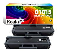 Koala Compatibili Cartucce Toner Sostituzione per Samsung MLT-D101S per ML-2160 ML-2165 ML-2165W ML-2168 SCX-3405W SCX-3405F SCX-3405 SCX-3405FW SCX-3400 SF-760 SF-761 SF-760P (Nero, Pacco din 2)