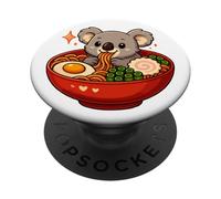Koala Con Noodles Ramen Koala Kawaii PopSockets PopGrip Adesivo