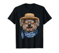 Koala con Occhiali da Sole e Cappello di Paglia Australian Animal Summer Maglietta