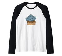 Koala con Torta di Compleanno Maglia con Maniche Raglan