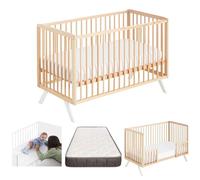 Koala CoolDreams - Culla co-sleeping evolutiva, materasso morbido e ringhiere