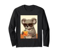 Koala Cute Sly w Ice Tee Giappone Kawaii Anime Maglia a Manica