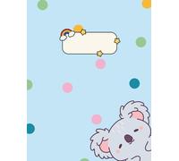 Koala Dreams Wide Ruled Notebook: Cute 8.5" x 11" Notebook with 120 Wide Ruled Pages for Kids, Teens, and Animal Lovers