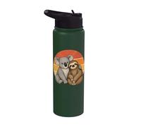Koala e Bradipo Best Friends Animal Friendship Stainless Steel Insulated Water Bottle