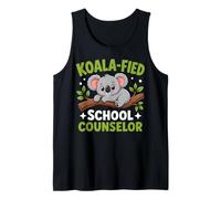 Koala-FIED Consulente Scolastico Divertente Gioco di Parole Design Canotta