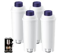 Koala Filtro per l'acqua, ricambio per macchine da caffè automatiche De'Longhi DLSC002 Filtro, filtro per caffè Compatibile con De'Longhi Magnifica S, Dinamica, ECAM ESAM ETAM EPAM Serie (4 pezzi)
