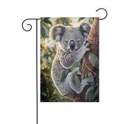 Koala In A Tree Garden Flag 30x45cm verticale double face fattoria vacanze all'aperto decorazioni cortile bandiera
