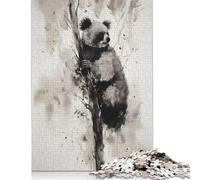 Koala Ink Drawing Puzzle Impossible 1000Pcs Decorazione Per La Casa. Giochi Rilassamento E Intelligence Per Adulti E Bambini Da 12 Anni 1000pcs (75x50cm)