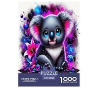 Koala Jigsaw Puzzle Impossibili 1000 Pezzi Animali colorati dei cartoni animati Decorazione Per La Casa. Rilassamento E Intelligence Per Adulti E Ragazzi Da 14 Anni 38x26cm/1000pcs