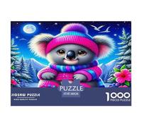 Koala Jigsaw Puzzle Impossibili 1000 Pezzi Decorazione Per La Casa. Giochi Rilassamento E Intelligence Per Adulti E Ragazzi Da 14 Anni 38x26cm/1000pcs
