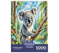 Koala Jigsaw Puzzle Impossibili 1000Pcs Decorazione Per La Casa. Giochi Rilassamento E Intelligence Per Adulti E Ragazzi Da 14 Anni 38x26cm/1000pcs