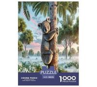 Koala Jigsaw Puzzle Impossible 1000Pcs Wildlife Decorazione Per La Casa. Giochi Rilassamento E Intelligence Per Adulti E Ragazzi Da 14 Anni 38x26cm/1000pcs