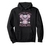 Koala Just a Girl Who Loves Koalas Felpa con Cappuccio