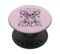 Koala Just a Girl Who Loves Koalas PopSockets PopGrip Adesivo