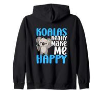 Koala Make Me Happy You Not So Much Funny Koala Felpa con Cappuccio
