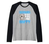 Koala Make Me Happy You Not So Much Funny Koala Maglia con Maniche Raglan