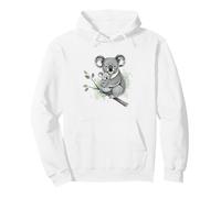 Koala Mama Baby Madre Bambino Mamma Amore Felpa con Cappuccio