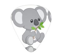 koala mangia foglia Plettro per chitarra avanzato 12 pezzi Tre spessori per basso, chitarra elettrica, borsa per chitarra acustica
