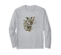 Koala Mom Bear Australian Animal Rescue Marsupial Maglia a Manica