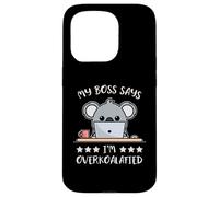 Koala My Boss Says I'm Overkoalafied Umorismo Da Ufficio Custodia per iPhone 15 Pro