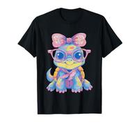 Koala Occhiali Rosa Floreale Fiocco Sciarpa Corrispondente Ritratto Cool Maglietta