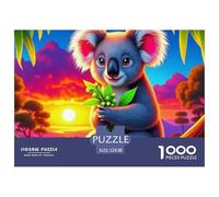 Koala, Puzzle Da 1000 Pezzi, Sfida Cooperativa Avvincente Che Stimola Unità E Spirito Di Gruppo, Hobby Perfetto Per Tutta La Famiglia, Adatto A Partire Dai 12 Anni, 52x38cm/1000pcs