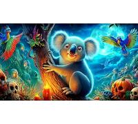 koala Puzzle per adulti 1000 pezzi Gioco educativo relax Gioco stimolante per adulti e bambini di 12 anni in su 70x50cm/1000pcs