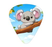 Koala sdraiato sull'albero Plettri per chitarra, set da 12 pezzi, tre diversi spessori per chitarra elettrica acustica e altri strumenti
