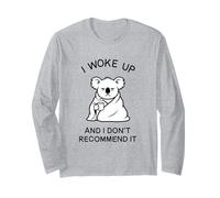 Koala Stanco Mi Sono Svegliato e Non Lo Consiglio w caffè Maglia a Manica