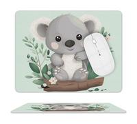 Koala, tappetino per mouse impermeabile e antiscivolo, portatile, comodo, per computer portatili da scrivania, casa, ufficio