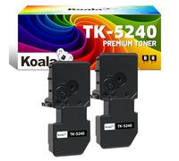 Koala TK5240 Toner compatibile con Kyocera TK-5240 TK-5240K TK-5240C TK-5240Y TK-5240M Toner per Kyocera Ecosys M5526CDN M5526CDW P5026CDN P5026CDW (2 neri)