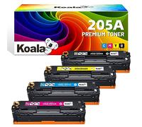 Koala Toner 205A (Con Chip) compatibile con HP 205A CF530A CF531A CF532A CF533A Multipack per stampanti HP Color Laserjet Pro MFP M181fw M180n M180nw M154a M154nw Toner (4 Pack)