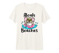 Koala Vacanze Estive Spiaggia Hawaii Aloha Beaches Maglietta Premium