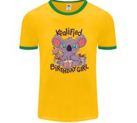 Koalified Compleanno Ragazza 3rd 4th 5th 6th 7th 8th 9th Uomo Ringer