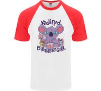 Koalified Compleanno Ragazza 3rd 4th 5th 6th 7th 8th 9th Uomo S/S Baseball