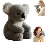 Koaly, Peluche Ultra Morbido A Forma Di Koala, Imita I Movimenti Naturali E Abbraccia Come Un Vero Koala, Offre Conforto Emotivo Su Richiesta Per Adulti, Peluche Per Conforto Emotivo 20cm