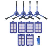 Koanhinn 11Pcs per RoboVac X8 Hybrid Robot Aspirapolvere Ricambi Ricambi Laterale Hepa Filtro Accessori