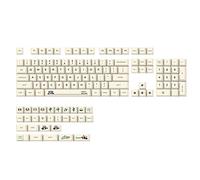 Koanhinn 133 , XDA, personalizzate PBT colore sublimazione, compatibile con tutte le tastiere da gioco meccaniche con design panda