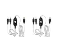 Koanhinn 2 convertitori da USB a MIDI a 5 pin, 2 in 1 a PC, per strumenti musicali elettronici