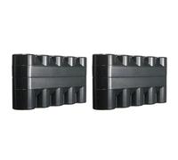 Koanhinn 2 Pezzi 120 Film Case Storage Box Fino Un Supportare 5 Rotoli 120 Film Pellicola Scatola di Immagazzinaggio di Plastica Attrezzature per Camera Oscura