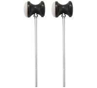 Koanhinn 2 X acciaio & feltro albero nero pedale basso beater strumento accessorio