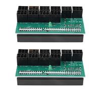 Koanhinn 2 X Breakout Board 1600W per ETH ZEC Mining Server Alimentazione Adattatore GPU PSU 10X6Pin Hub per BTC Mining