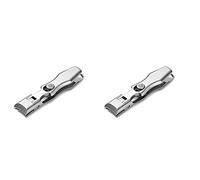 Koanhinn 2X Tagliaunghie Portatile Tagliaunghie Professionale in Acciaio Inossidabile Tagliaunghie da Viaggio Tagliaunghie Macchina per Unghie Dei Piedi
