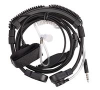 Koanhinn 3.5mm regolabile microfono microfono nascosto tubo acustico auricolare con dito PTT per telefono cellulare Android