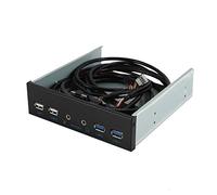 Koanhinn 5.25 Desktop PC Case Interno Pannello Frontale Interno USB Hub 2 Porte USB 3.0 E 2 Porte USB 2.0 Con Porta Audio HD 20 Pin